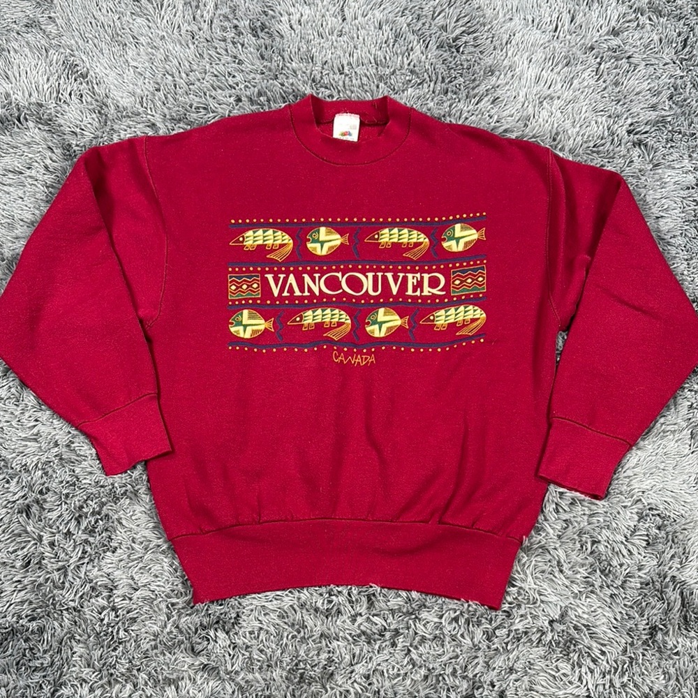 Vintage Vancouver Big Logo  Crewneck